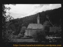 Carolingian Church in Mistail, Switzerland, Mai 2012. Agfa Synchro Box, Ilford FP4 plus